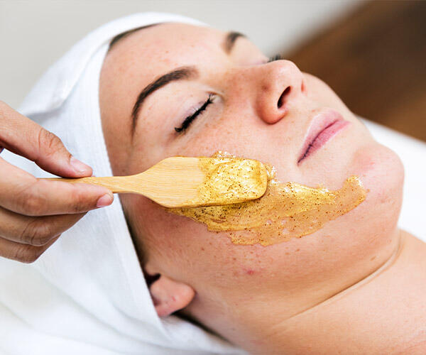 Gold facial